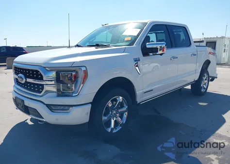 2021 Ford F-150 Platinum z USA, uszkodzony, nr VIN 1FTFW1ED8MFC71224